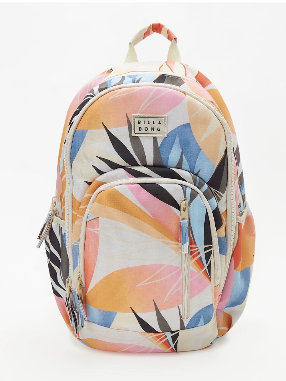 Billabong Pastel Tropical Leaf Print Backpack